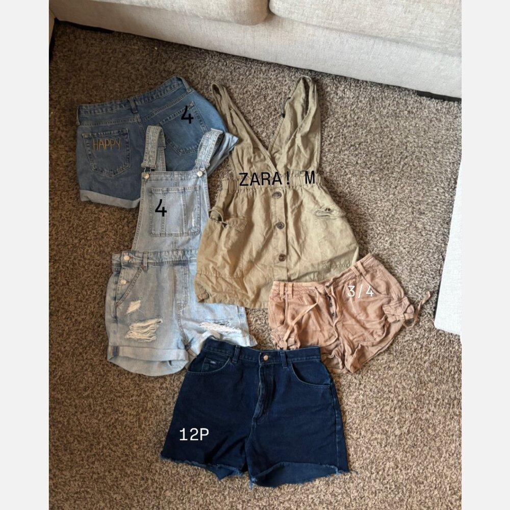 ✨ Shorts & Overalls Bundle – Closet Basics ✨